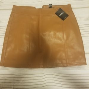 Leather skirt